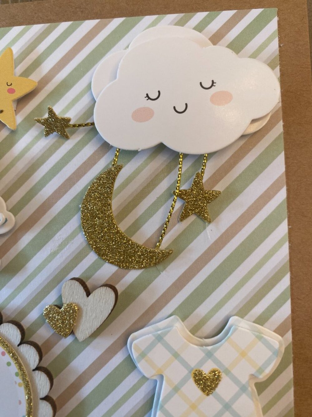 HANDMADE BY ROSEMARIE WELCOME BABY CARD - Picture 2 of 3